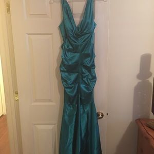 Teal dress